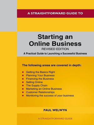 cover image of A Straightforward Guide to Starting an Online Business